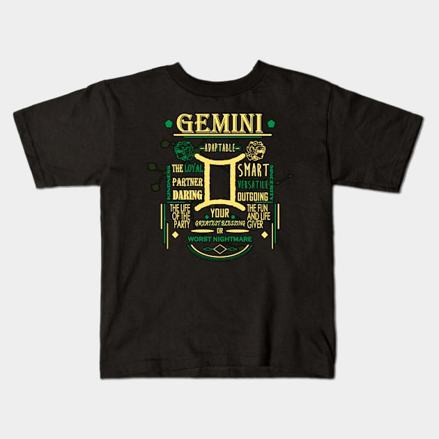 Gemini Kids T-Shirt by Resol